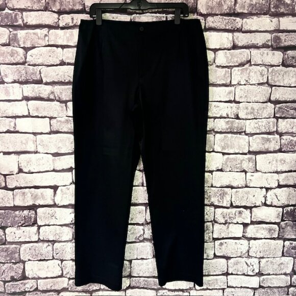 Chico's Design Black Dress Pants Size XL/16 - Picture 1 of 9
